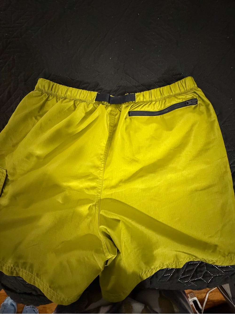 Nike Yellow-Green Cargo Swim Shorts - Picture 6 of 6
